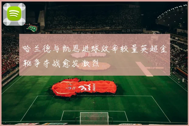 哈兰德与凯恩进球效率较量英超金靴争夺战愈发激烈